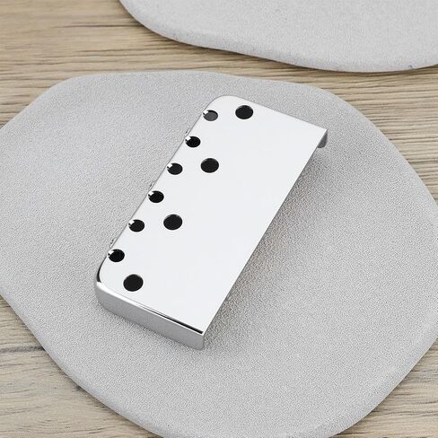 Short Guitar Bridge Brass Compensated Saddles Compatible with Telecaster Guitar Silver in Saudi Arabia