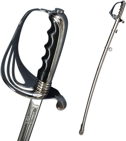 سيف احتفالي عسكري، شفرة نقش حمض صابر لضابط الجيش الأمريكي in Kuwait