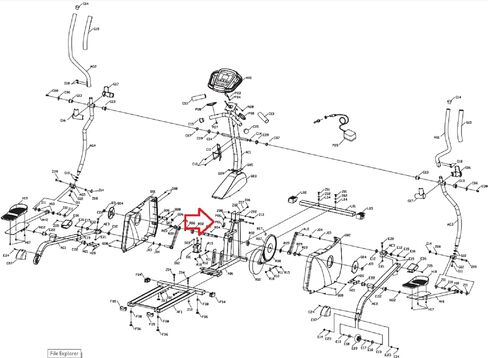 دعامة مستشعر السرعة 022066-B Works W AFG Hydra Fitness Exchange Fitnessgear Elliptical in Kuwait
