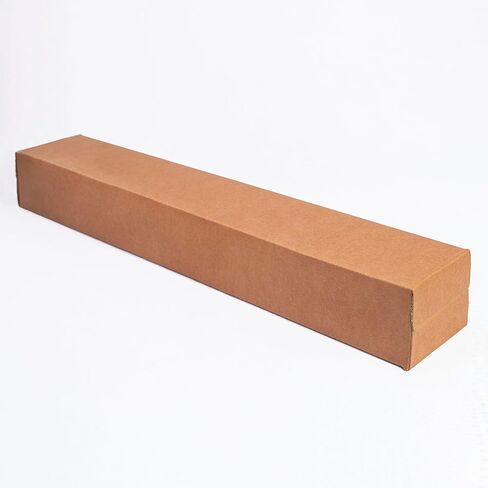 صناديق بريد 28 × 4 × 3 و24 × 4 × 3 - 25 عبوة من أنابيب الشحن المموجة الطويلة، صندوق كرافت معاد تدويره للملصقات والمخططات والرسوم البيانية والمستندات وصناديق كبيرة بالجملة قوية (24 بوصة × 4 بوصة × 3 بوصة) in Saudi Arabia