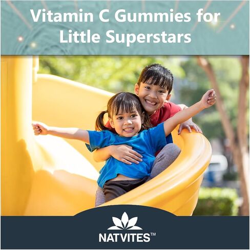 Kids Vitamin C Gummies – 120 Count of Tasty Immune Support Supplement for Kids, Toddlers, and Teens. Vitamin C Gummy Orange Flavored, Non-GMO, Gluten-Free, Vegan, Nut-Free, and Dairy-Free. in Saudi Arabia