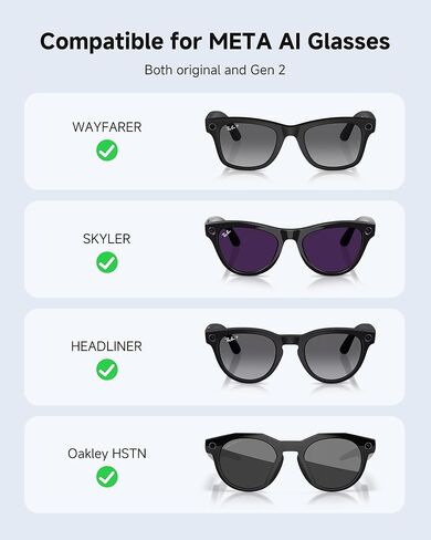 Shiba Inu Charging Station for Ray-Ban Meta Smart Glasses, Fast Charging Stand Compatible with Wayfarer, Headliner, Skylar, Oakley HSTN, Charger & Display Stand for Meta AI Glasses Original & Gen 2 in Kuwait