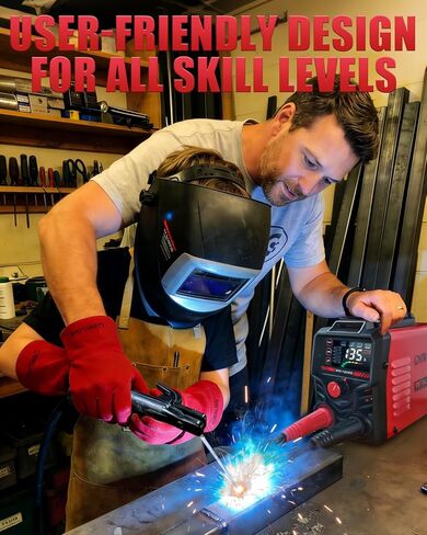 Stick Welder 135A110V Portable Welding Machine,ARC/LiftTIG welder with LED Display Synergic Control,IGBT Inverter Welder Hot Start & Arc Force Anti-Stick for Home repair& Metal Work 20 Rods Include in Saudi Arabia