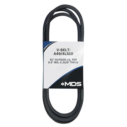 Generic Premium PowerDrive A49/4L510 V-Belt، 1/2 x 51in، أسود، حزام V، متوافق مع نظام HVAC، جزازة العشب in Saudi Arabia