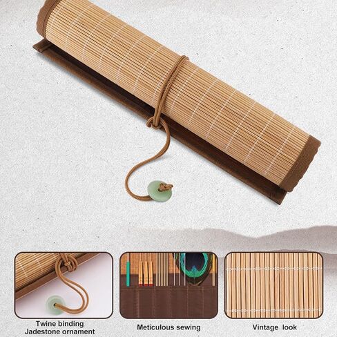 Ear Scratcher Feathers Kit, Ear Scoop, 7PCS Cleaner with Bamboo Mat, Ear Pick Cleaning, Ear Tool Massage Relaxing Wax Removal Feathers in Saudi Arabia