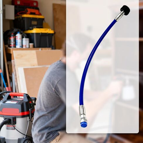 24W830 خرطوم مكبس بخاخ بدون هواء، أنبوب جانبي، خرطوم مقترن متوافق مع Graco 390 395 490 495 595 PC، 0.5 بوصة أزرق in Saudi Arabia