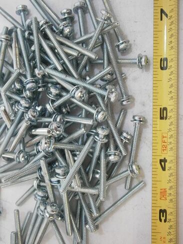 New Pack of Machine Screws 6/32 x 1-1/2 Torx Pan Head Steel Zinc Cone Lot of 50#2959 Multi-Purpose Comprehensive Hardware Fastener Assortment Kit WnyNEH04627 in Saudi Arabia