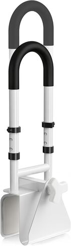 سكة أمان حوض الاستحمام قابلة للتعديل: مقبض قضيب الدش لكبار السن وكبار السن والمعاقين، يناسب جدران حوض الاستحمام من 3.1 إلى 6.7 بوصة، وقضبان أمان الحمام مع قبضة مضادة للانزلاق، تدعم 300 رطل in Kuwait