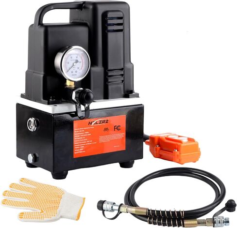 HZLZRZ Electric Hydraulic Pump Power Pack, Single Acting 110v/120v 10000 psi,Unit 2 Stage(1st Stage/290 Psi, 2nd Stage/10,000 Psi) in Saudi Arabia
