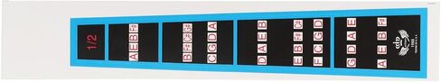 Generic 1/2 Violin Finger Guide Violin Fingerboard Stickers Fretboard Guide Labels Markers Black for 1/2 Violins Practice Beginners in Saudi Arabia