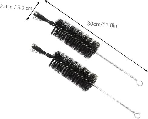Lab Beaker Brush 2 Pack Tube Cleaning Brush for Test Tube Baby Bottle Kettle Bottle Scrubber Household Cleaning Brush Bristles in Saudi Arabia