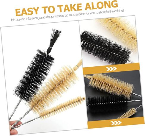 Lab Beaker Brush 2 Pack Tube Cleaning Brush for Test Tube Baby Bottle Kettle Bottle Scrubber Household Cleaning Brush Bristles in Saudi Arabia
