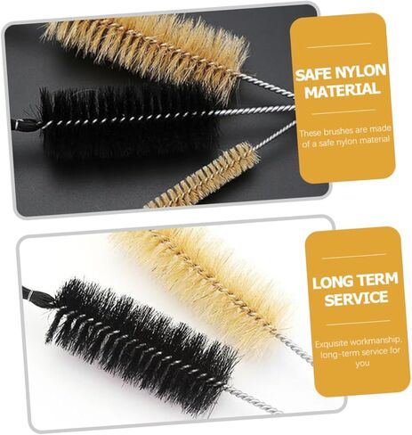 Lab Beaker Brush 2 Pack Tube Cleaning Brush for Test Tube Baby Bottle Kettle Bottle Scrubber Household Cleaning Brush Bristles in Saudi Arabia