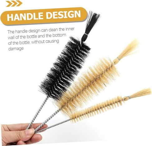 Lab Beaker Brush 2 Pack Tube Cleaning Brush for Test Tube Baby Bottle Kettle Bottle Scrubber Household Cleaning Brush Bristles in Saudi Arabia