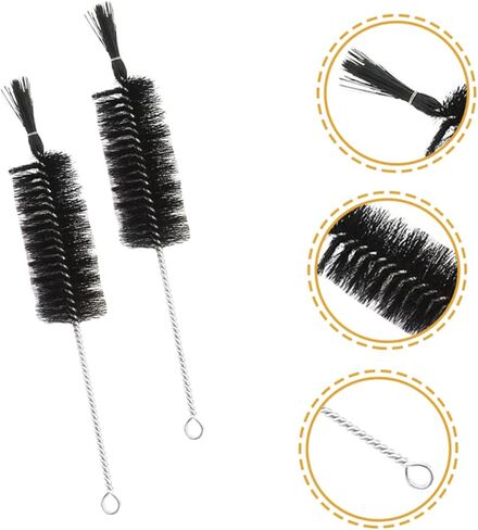 Lab Beaker Brush 2 Pack Tube Cleaning Brush for Test Tube Baby Bottle Kettle Bottle Scrubber Household Cleaning Brush Bristles in Saudi Arabia
