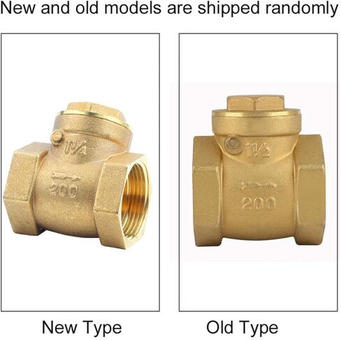 Actuator Ball Valve DN32/DN40/DN50 Female Thread Brass Non-Return Swing Check Valve 232PSI Prevent Water Backflow Solenoid Valve(2′) in Kuwait