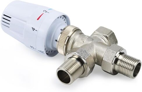 صمام مشعاع ثرموستاتي ثلاثي الاتجاه من النحاس DN15 DN20 DN25 صمام التحكم التلقائي في درجة الحرارة التدفئة تحت الأرضية (1 ") in Kuwait