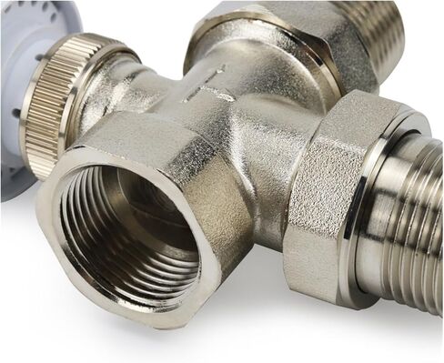 صمام مشعاع ثرموستاتي ثلاثي الاتجاه من النحاس DN15 DN20 DN25 صمام التحكم التلقائي في درجة الحرارة التدفئة تحت الأرضية (1 ") in Kuwait