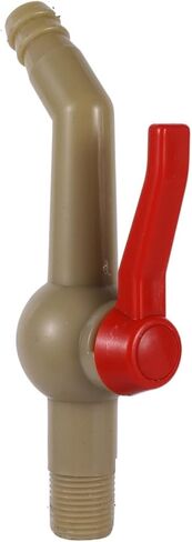 صمام استبدال محول خزان IBC، صمام التحكم في مياه الري في الحديقة، 1/2 بوصة 3/4 بوصة 1 بوصة إلى 18/24/26/32 مم شائك (كما هو موضح في الصورة 1-1/2) in Kuwait