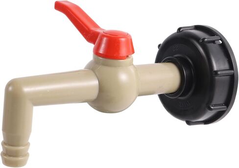 صمام استبدال محول خزان IBC، صمام التحكم في مياه الري في الحديقة، 1/2 بوصة 3/4 بوصة 1 بوصة إلى 18/24/26/32 مم شائك (كما هو موضح في الصورة 1-1/2) in Kuwait