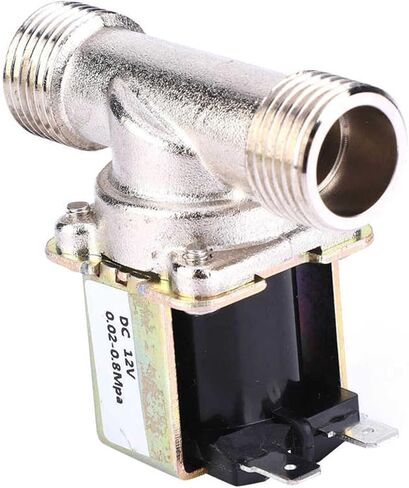 صمام نحاسي DC12V G1/2 NC صمام الملف اللولبي لمدخل المياه الكهرومغناطيسية مغلق عادةً in Kuwait