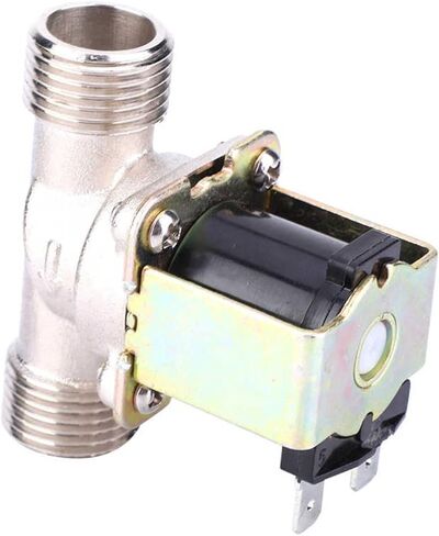 صمام نحاسي DC12V G1/2 NC صمام الملف اللولبي لمدخل المياه الكهرومغناطيسية مغلق عادةً in Kuwait