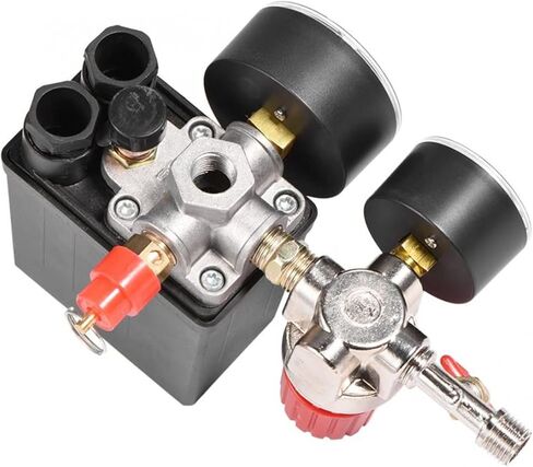 Pump Pressure Switch Manifold Regulator Control Valve with Quick Connector Gauges Magnetic Valve in Kuwait