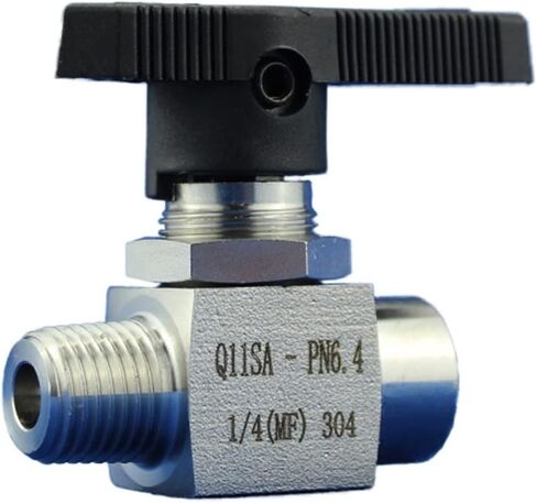 1/4" Stainless Steel High Pressure Male/Female Thread Ball Valve DN8 Inner and Outer Wire Straight Ball Valve in Kuwait