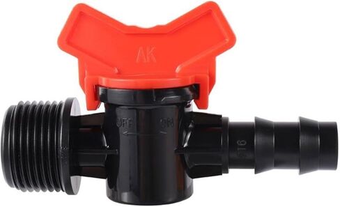 3/4" Male Thread to DN16 Pipe Interface Bypass Valve Garden Greenhouse Agriculture Water Pipe Water Switch PVC PE Pipe Adapter in Kuwait