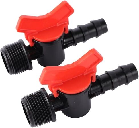 3/4" Male Thread to DN16 Pipe Interface Bypass Valve Garden Greenhouse Agriculture Water Pipe Water Switch PVC PE Pipe Adapter in Kuwait