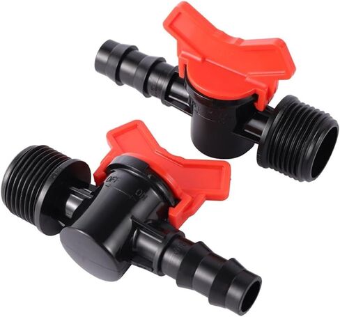 3/4" Male Thread to DN16 Pipe Interface Bypass Valve Garden Greenhouse Agriculture Water Pipe Water Switch PVC PE Pipe Adapter in Kuwait