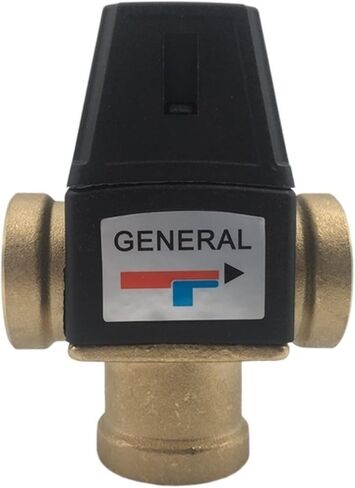 Female Thread 3 Way Brass Thermostatic Mixing Valve DN20 Solar Water Heater Valve 3-Way Thermostatic Mixer Valve in Kuwait