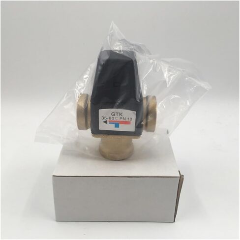 Female Thread 3 Way Brass Thermostatic Mixing Valve DN20 Solar Water Heater Valve 3-Way Thermostatic Mixer Valve in Kuwait