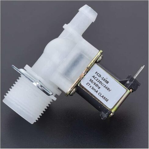 220V 3/4in Solenoid Water Valve Inlet 1-Way Guide Plastic Connector for Home Using in Kuwait