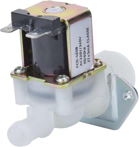 220V 3/4in Solenoid Water Valve Inlet 1-Way Guide Plastic Connector for Home Using in Kuwait