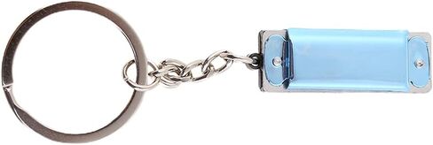 الملونة هارمونيكا المفاتيح هارمونيكا 8 لهجة 4 ثقوب ل مفتاح سلسلة التوافقي كيرينغ مفاتيح حامل حقيبة قلادة in Kuwait