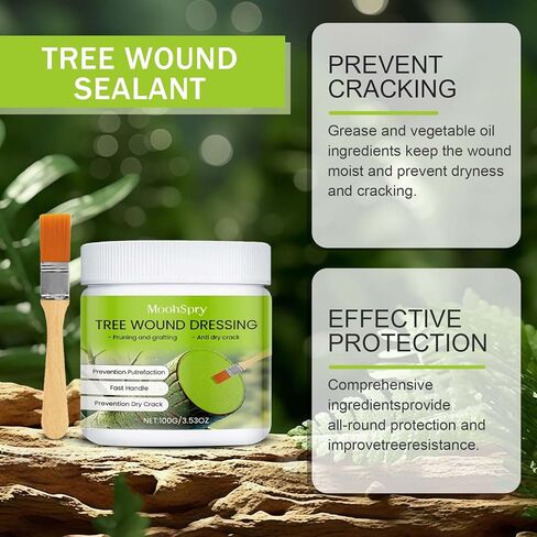 100g/3.5oz Tree Wound Sealer & Pruning Sealer - Plant Grafting Paste for Tree Repair, Ointment Agent for Wound Protection, Gardening Repair Tool for Healthy Tree Care in Kuwait