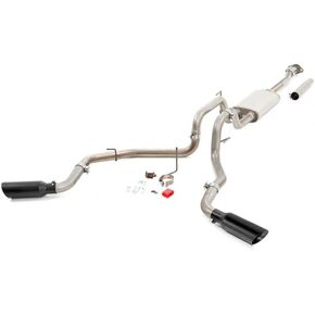 Rough Country Dual Cat-Back Exhaust for 2021-2024 Ford F-150 2WD/4WD - 96018