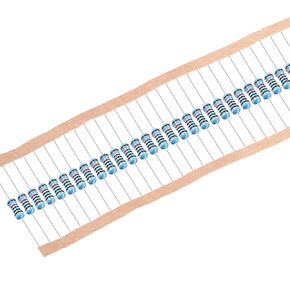 uxcell 300Pcs 10K Ohm Resistor, 1/6W 1% Tolerance Metal Film Resistors, Lead, 5 Bands for DIY Electronic Projects and Experiments