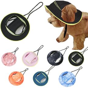 Cute Pet Bucket Hat with Ear Holes, Adjustable Drawstring,Dog Hat Sun Visor UV Protection Outdoor Hat,Duck Hat for Small Medium Large Dogs,Sport Baseball Cap Perfect for Dog Cat All Season