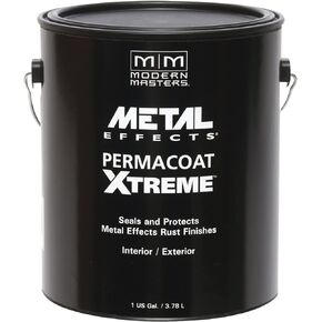 Modern Masters AM204GAL Metal Effects, 1 Gallon (Pack of 1), Satin Permacoat Xtreme, 128 Fl Oz