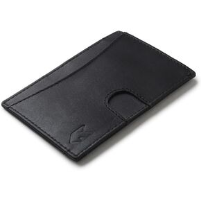FOXHACKLE Credit Card Holder Slim Minimalist Front Pocket Leather Wallets for Men Small Thin Card Case Wallet (Hunter Tan)