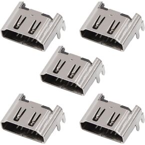 5Pcs Replacement HDMI Port Interface Connector Socket for Sony for Playstation 4 for PS4 1000/1100/1200 Motherboard Console