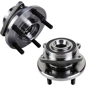 Autoround 513263 [2-Pack] Front Wheel Hub and Bearing Assembly Fit for Chrysler 200 2011-2014, Sebring/Cirrus 2007-2010, Dodge Avenger 2008-2014 5 Lug (ABS Encoder)