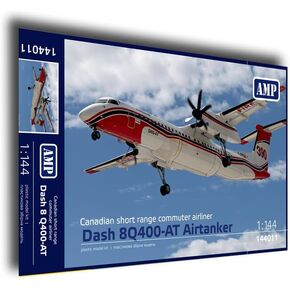 AMP 144-011 1/144 Dash 8Q400-MR Airtanker - مجموعة نماذج طائرة ركاب كندية قصيرة المدى
