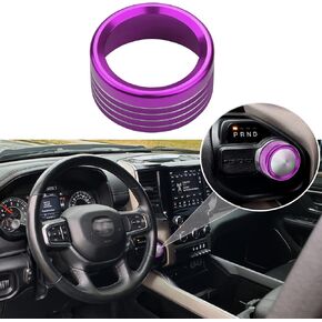 Gear Shift Switch Knob Cover for 2018-2020 2021 Dodge RAM 1500 2500 3500, Not Fit Ram Classic-Red 1Pcs in Kuwait