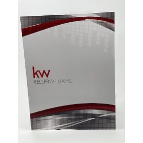 Keller Williams Folders, Silver on White 25 Pack