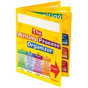 Really Good Stuff Writing Process 4-Pocket Laminated Student Folders, 9.5" by 12" (Set of 12) - Keep Students Organized and Teaches Writing Process, Store Work-in-Progress and Monitor Progression