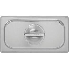 Vollrath (75130) Super Pan V Steam Table / Hotel Pan Cover (1/3 Size, Stainless Steel)