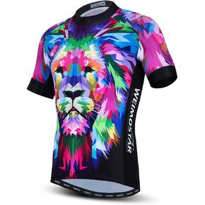 Cycling Jersey Men, Short Sleeve Bike Shirts Biking Clothse Bicycle Tops - Breathable Quick Dry, S-3XL in Saudi Arabia